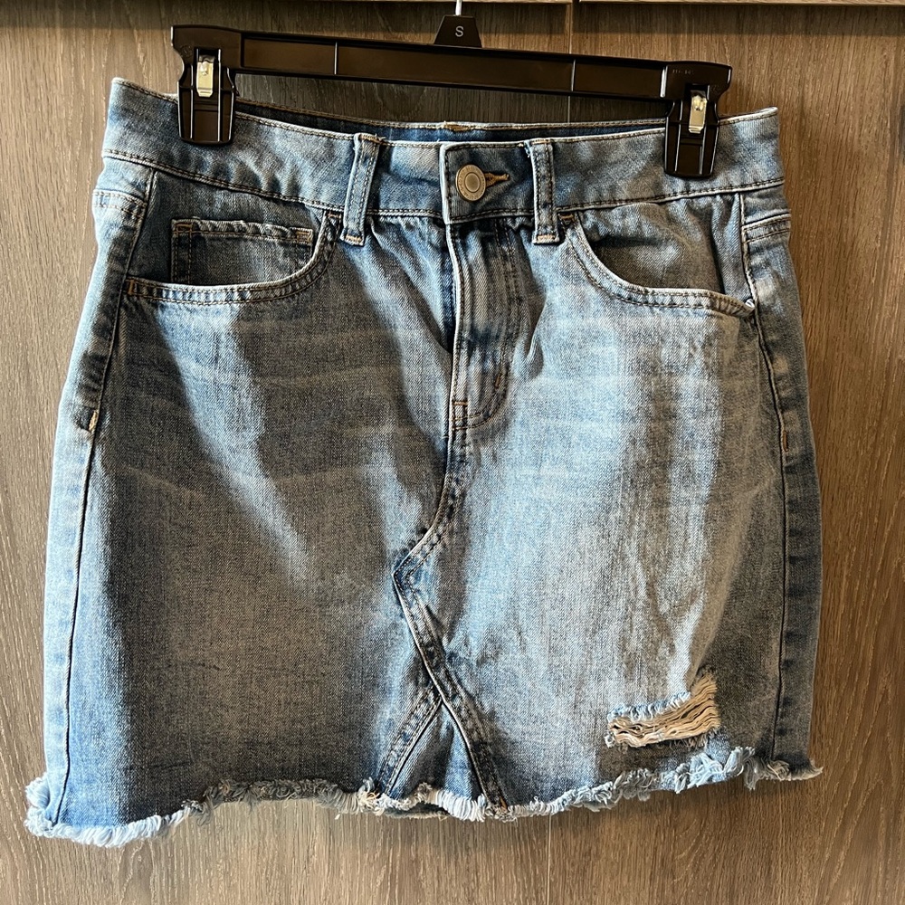 SO Light Blue Denim skirt